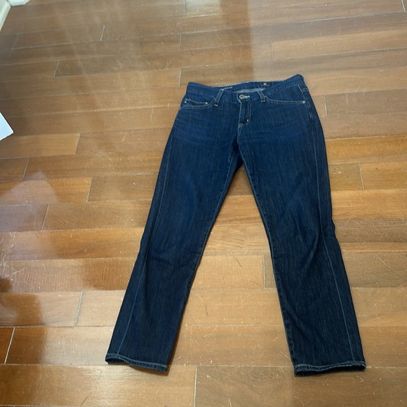 AG Adriano Goldschmied EX-BOYFRIEND SLOUCHY SLIM Dark Wash size 24R - Picture 8 of 13